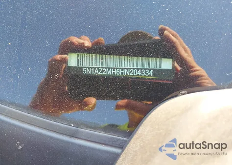 2017 Nissan Murano Sv from USA, damaged, VIN 5N1AZ2MH6HN204334